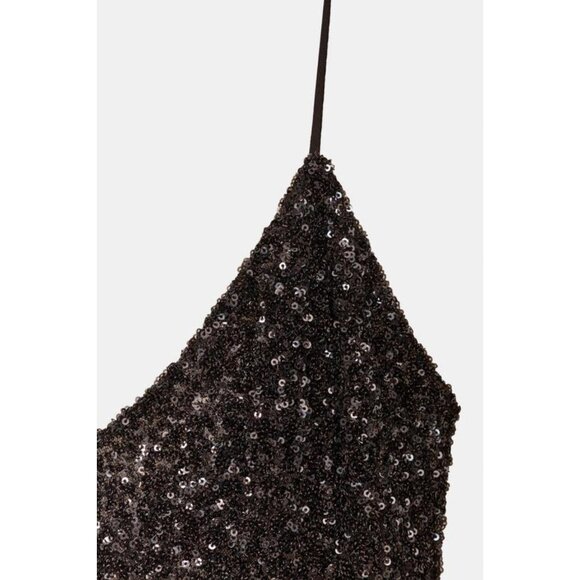 ZARA ZW COLLECTION LIMITED EDITION SEQUIN MAXI DRESS - Picture 7 of 7